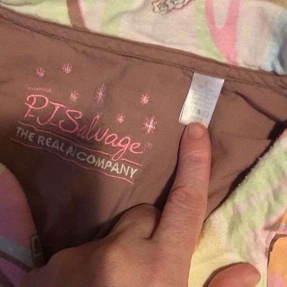 PJ Salvage Multicolor Shoe Print Cotton Pajama Set - Picture 4 of 5